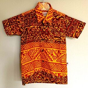 Authentic Fiji Botton-Down Short Sleeve Shirt